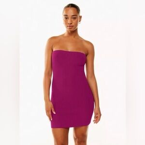 Aritzia Babaton Sculpt Knit Tube Dress in Pink